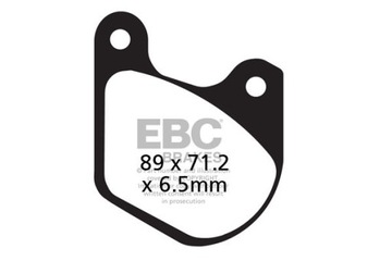 КОЛОДКИ ТОРМОЗНЫЕ EBC FA072V V-PAD (КОМПЛЕКТ. NA 1 ДИСКИ ТОРМОЗНЫЕ), EBC, FA072V.