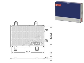 КОНДЕНСАТОР КОНДИЦИОНЕРА MAZDA DENSO