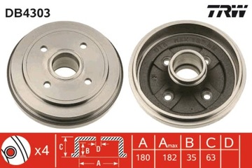 BĘBNEN ТОРМОЗНОЙ DB4303