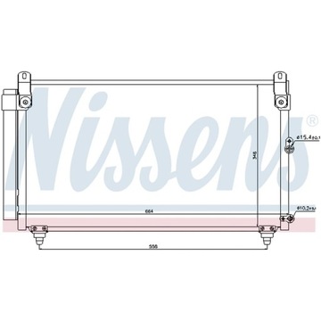 КОНДЕНСАТОР, КОНДИЦІОНЕР NISSENS 940191