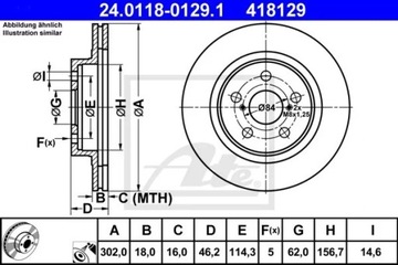 24.0118-0129.1 ДИСК HAM.PRZOD TOYOTA RAV4 94-00