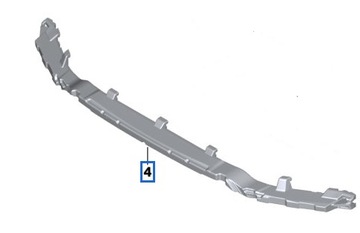 АБСОРБЕР БАМПЕРА ПЕРЕДНЕГО BMW X3 G01/X4 G02 OE