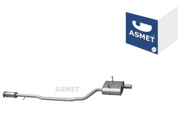 ГЛУШИТЕЛЬ СИСТЕМЫ ВЫХЛОПНОЙ ЗАД МИНИ R50 R53 R52 1.6 06.01-07.08 ASMET