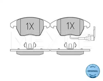 КОЛОДКИ ТОРМОЗНЫЕ VOLKSWAGEN AUDI SEAT MEYLE