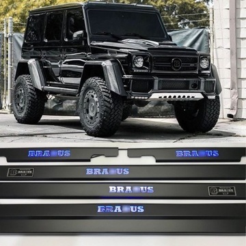 НАКЛАДКИ ПОРОГИ MERCEDES G-KLASA W463 LED (СВЕТОДИОД ) BRABUS