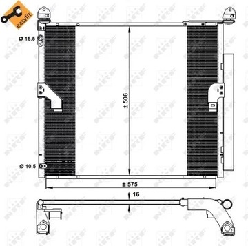 NRF 350335 КОНДЕНСАТОР, КОНДИЦИОНЕР