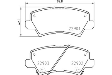 BREMBO KIA PICANTO JA 03 17- KIA PICANTO TA 05 11-