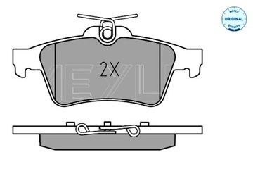 MEYLE КОЛОДКИ ТОРМОЗНЫЕ ЗАД PEUGEOT 508 I 508 II 508 УНИВЕРСАЛ 1.6-2.2D