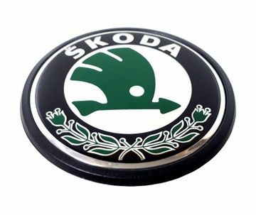 ЛОГОТИП SKODA ЗНАЧЕК ЭМБЛЕМА КРЫШКИ FABIA I ORG