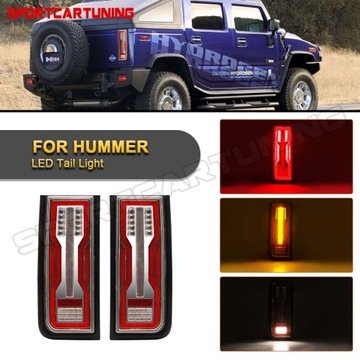 ФОНАРИ ЗАД LED (СВЕТОДИОД ) HUMMER H2 2003-2009