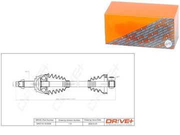 ПОЛУОСЬ ПРИВОДНАЯ FIAT GRANDE PUNTO 05- L DRIVE+