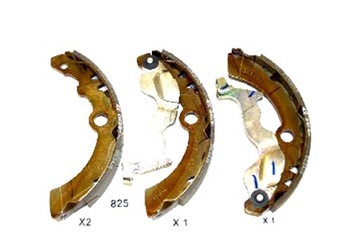 ASHIKA КОЛОДКИ ТОРМОЗНЫЕ КОМПЛЕКТ