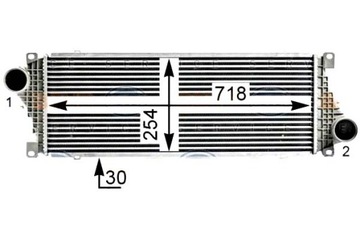 HELLA ИНТЕРКУЛЕР РАДИАТОР ВОЗДУХА DOŁADOWUJĄCE