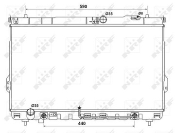 РАДИАТОР HYUNDAI SANTA FE 2.0CRDI 01-