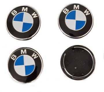 BMW КОЛПАЧКИ KAPSLE DO ДИСКОВ 57MM/50MM