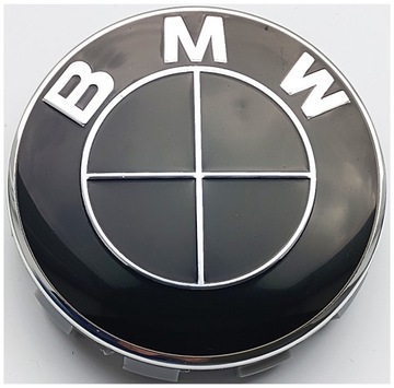 BMW ЭМБЛЕМА ЗНАЧЕК ЛОГОТИП КОЛЕСО ДИСК 68MM CZARNY-CHROM