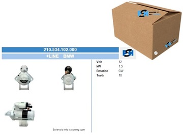 СТАРТЕР BMW 1.5 KW СТАРТЕР BV PSH