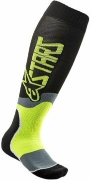 ЧЕХЛЫ MX PLUS-2 SOCKS BLACK/YELLOW FL