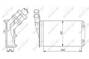 NRF ОБОГРЕВАТЕЛЬ CITROEN BERLINGO 96-