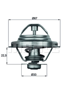 TERMOSTATY АВТОМОБИЛЬНЫЙ BEHR TX 24 87D