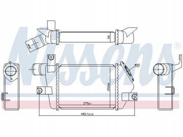 ИНТЕРКУЛЕР FIAT NISSENS 96373