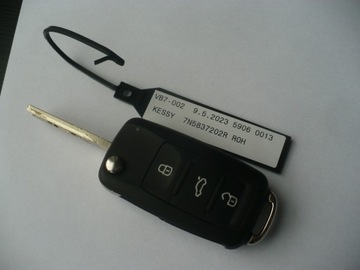 КЛЮЧ SEAT 7N5837202R KEYLESS 434 MHZ NIEOTWIERANY ОРИГИНАЛ!