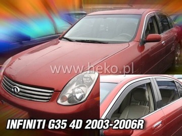 ОБТЕКАТЕЛИ HEKO INFINITI G35 2003-2006 4 ШТ.