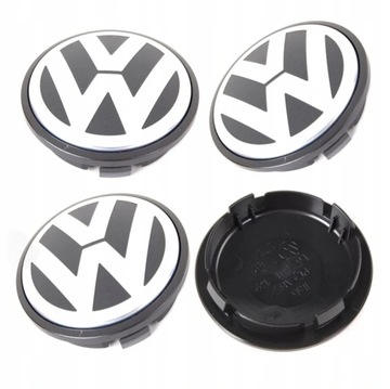 VW TOUAREG 4X КОЛПАЧКИ KAPSLE 76MM/65MM 7L6601149