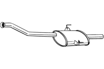 BOSAL ГЛУШИТЕЛЬ СИСТЕМЫ ВЫХЛОПНОЙ ЦЕНТРАЛЬНЫЙ RENAULT ESPACE III 2.2D