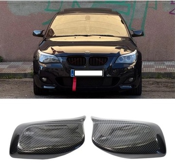 BMW E60 E61 КОРПУСА НАКЛАДКИ ЗЕРКАЛ ЗЕРКАЛА CARBON M PAK M5 LOOK