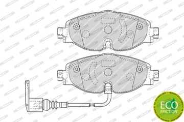 ДИСКИ ТОРМОЗНЫЕ КОЛОДКИ ПЕРЕДНЯЯ FERODO VW PASSAT B8