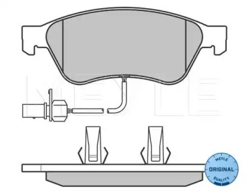 КОЛОДКИ ТОРМОЗНЫЕ VOLKSWAGEN AUDI MEYLE