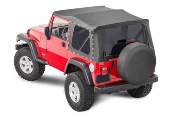 JEEP WRANGLER TJ 1997-2006 ЛЕВАЯ БОКОВАЯ СТЕКЛО КРИШИ MIĘKKIEGO