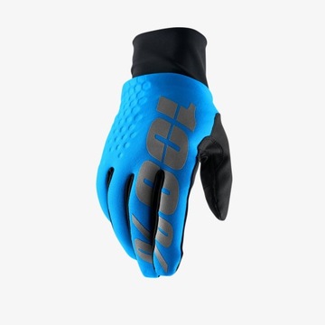 100 PROCENT ПЕРЧАТКИ CROSS/ENDURO МОДЕЛЬ HYDROMATIC BRISKER BLUE (WODOODPORN