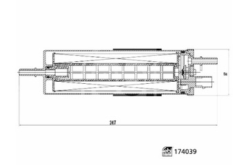 FEBI BILSTEIN ФИЛЬТР ТОПЛИВА VOLVO S90 II V40 V60 II V90 II XC60 II