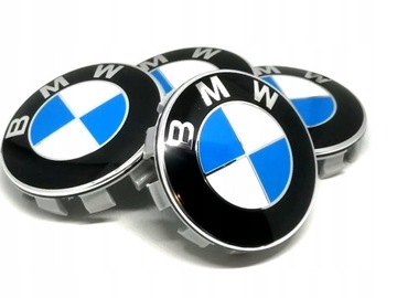 BMW 68MM НОВІ КОВПАЧКИ 4 ШТУКИ КОМПЛЕКТ 68 MM