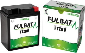 АККУМУЛЯТОР FULBAT FTZ8V GEL (ГЕЛЕВИЙ, BEZOBSŁUGOWY)