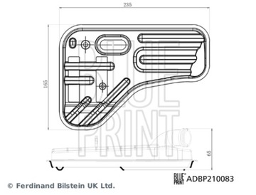 ФИЛЬТР AUT. КОРОБКА ПЕРЕДАЧ BLUE PRINT ADBP210083