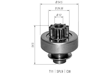 MAGNETI MARELLI BENDIKS СТАРТЕРА VOLVO 440 CITROEN BERLINGO