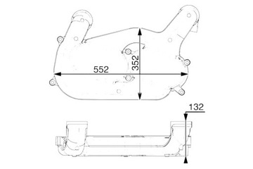 MAHLE ИНТЕРКУЛЕР POŚREDNIA MAN TGL I TGM I D0836LFL60-D0836LFLAN