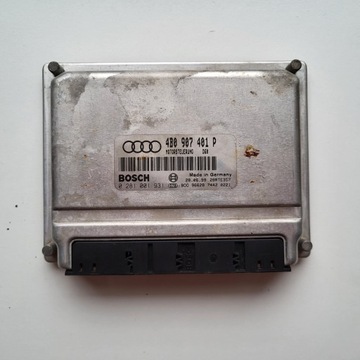 КОМПЬЮТЕР ДВИГАТЕЛЯ AUDI A6 C5 2.5 TDI 4B0907401P