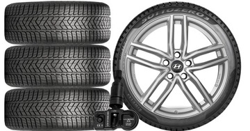 НОВЫЕ ШЕСТЕРНИ ЗИМА HYUNDAI I40 PIRELLI 215/50R17+TPMS