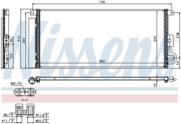 РАДІАТОР КОНДИЦІОНЕРА NISSENS NIS 940390