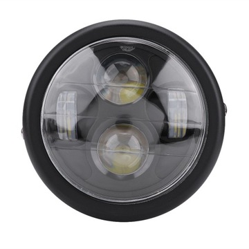 6,5-CALOWA ЛАМПОЧКА LED (СВЕТОДИОД ) МОТОЦИКЛА 12V Z PRZEDNIM REFLEKTOREM, 6O