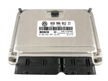 КОМПЬЮТЕР ECU SEAT LEON 1.9 038906012JJ 0281011997 IMMO OFF