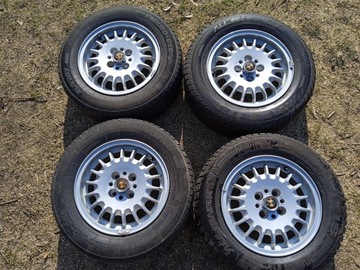 ДИСКИ АЛЛЮМИНИЕВЫЕ 4X100 BMW 3 E30 OLD TIMER ШИНЫ 195/60 R14