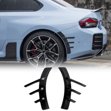 CARBON ЗАДНИЙ КРЫЛО VENT FENDER CANARDS FIN BMW M2 G87 2022-24