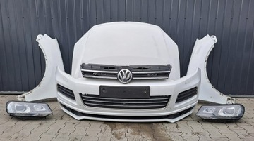 VW TOUAREG 7P 10-14R КАПОТ БАМПЕР КРЫЛО ПАНЕЛЬ КСЕНОН LED (СВЕТОДИОД ) R-LINE LC9A