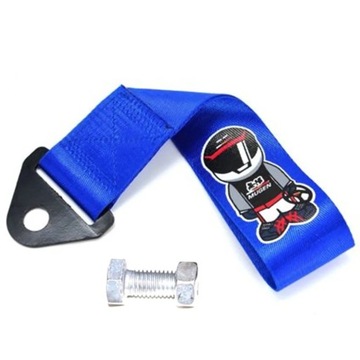 JDM styling Racing Car Ropes Hook Towing Tow Strap For Honda TOYOTA ~52589