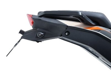 BEFESTIGUNG KENNZEICHEN NUMMERN, KTM 125 / 200 DUKE, 390 DUKE DO 14-, BLACK